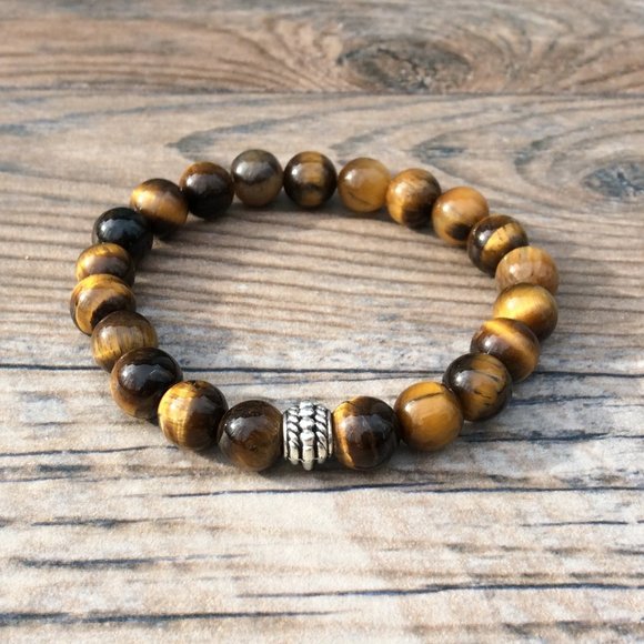 Tigers Eye bracelet - for manifestation, gemstone bracelet - Picture 1 of 9